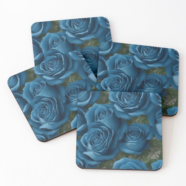 Item preview, Blue roses pattern designed and sold by NavyPanda.