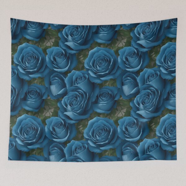 Item preview, Blue roses pattern designed and sold by NavyPanda.