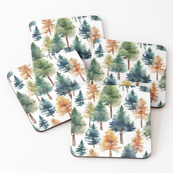 Item preview, Watercolor Pines designed and sold by CharmStudio.