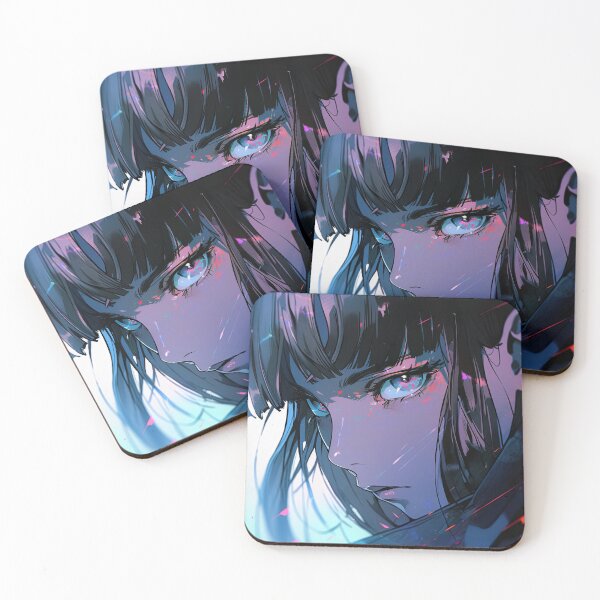 Item preview, Intense Edgy Cyberpunk Anime Girl designed and sold by bubblegoth.