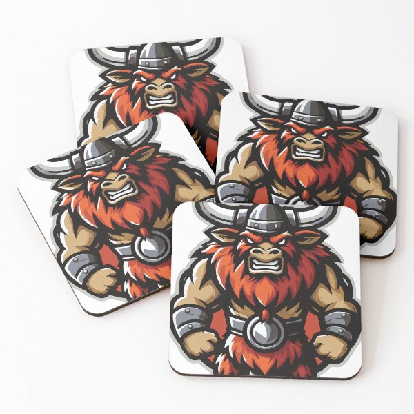 Item preview, Angy viking bulls designed and sold by StellarValor.