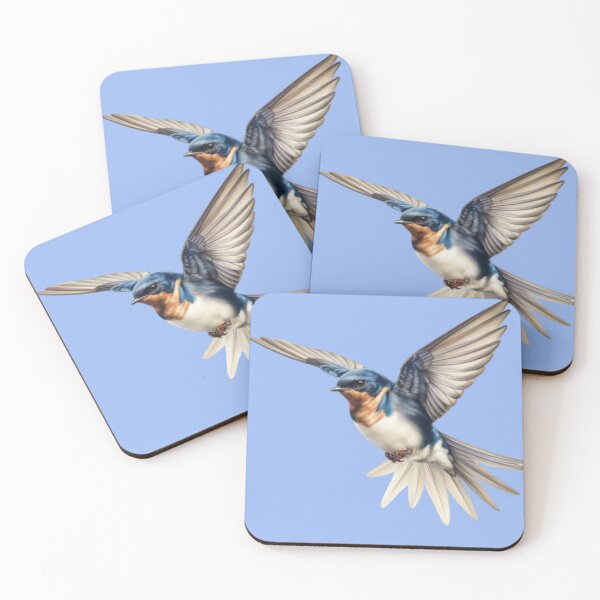 Item preview, Elegant Flying Swallow: Nature-inspired designed and sold by SaffronPepper.