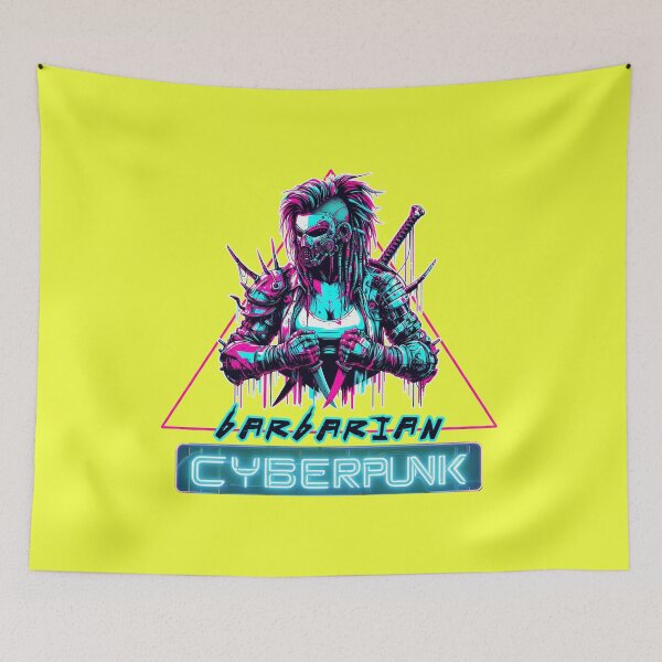 Item preview, Woman barbaric cyberpunk designed and sold by Drawing33.