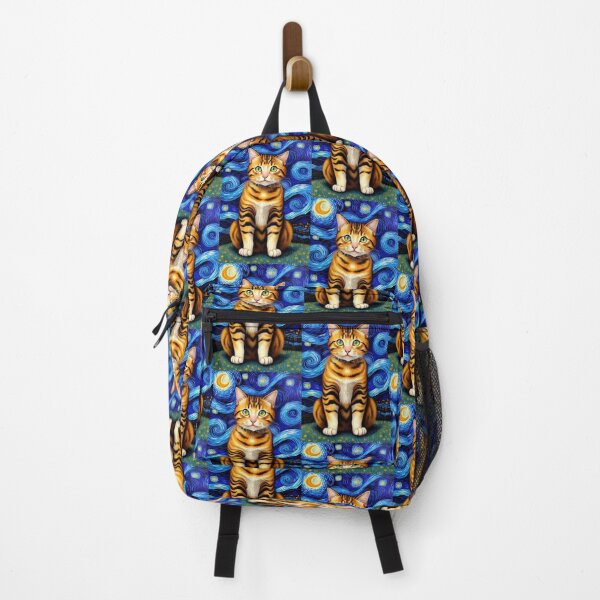Item preview, Cute Cat Van Goh Starry Night designed and sold by TheDarkWardrobe.