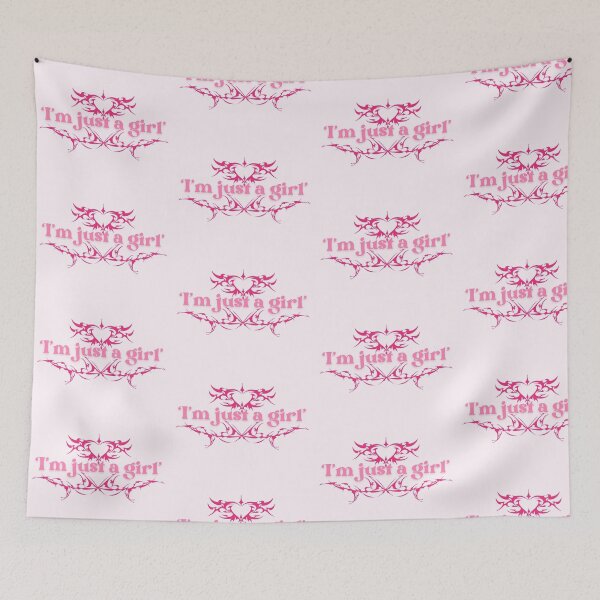 Item preview, Pink Cyberpunk I'm Just A Girl designed and sold by riri1ast.
