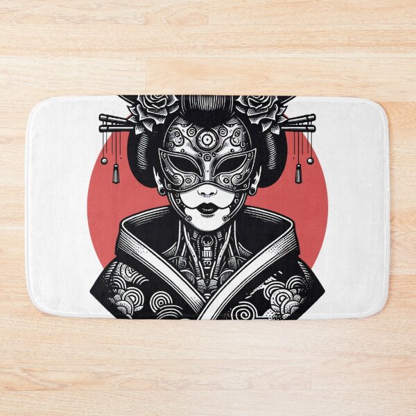 Item preview, "Cybernetic Geisha with Devil Mask" designed and sold by zzz888.