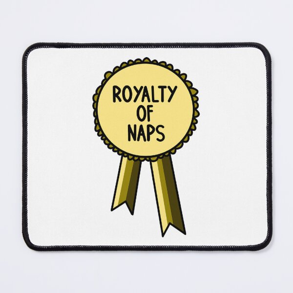 Item preview, Royal Lover Of Naps Ribbon Gold designed and sold by CJ Vanderbeek.