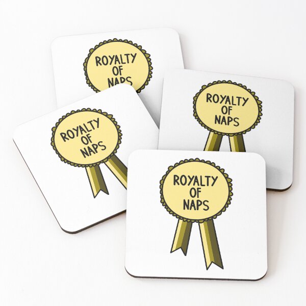 Item preview, Royal Lover Of Naps Ribbon Gold designed and sold by CJ Vanderbeek.