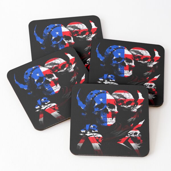 Item preview, USA Skull Flag (United States Flag) | EEUU Flag | USA Flag  designed and sold by OrganicLights.