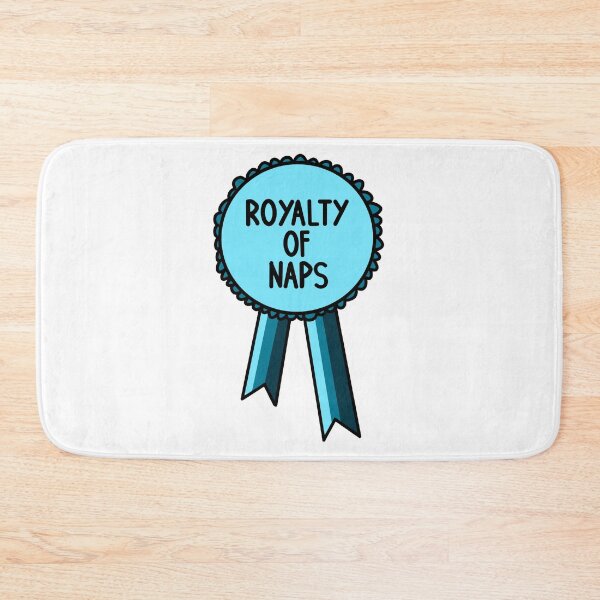 Item preview, Royal Lover Of Naps Ribbon Blue designed and sold by CJ Vanderbeek.