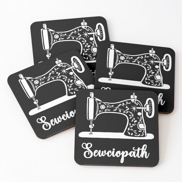 Item preview, Sewciopatch white design sewing machine designed and sold by EmeraldeaArt.