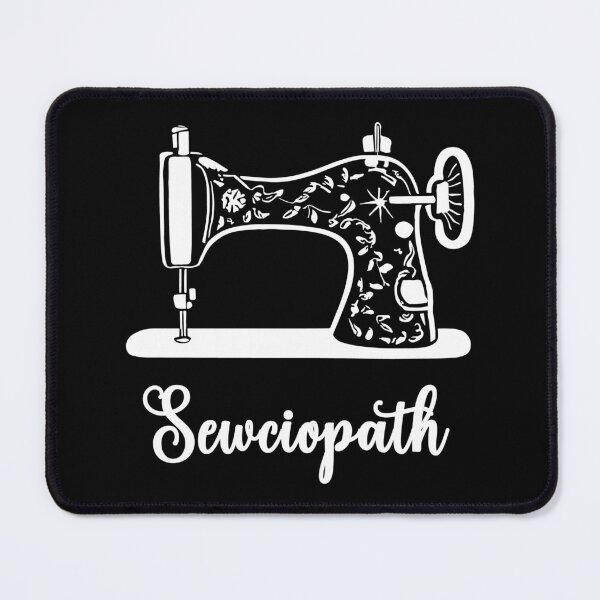 Item preview, Sewciopatch white design sewing machine designed and sold by EmeraldeaArt.