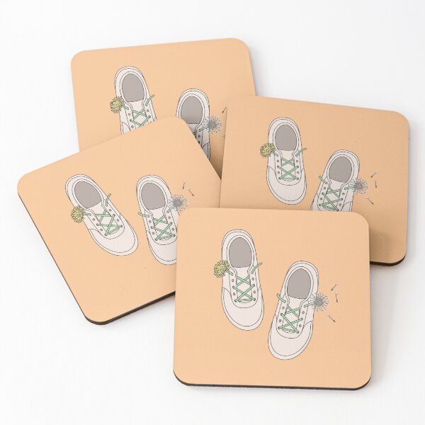 Item preview, Sneakers with dandelions instead of laces designed and sold by MerKit.