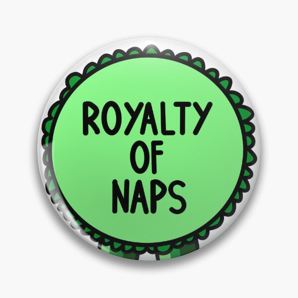 Item preview, Royal Lover Of Naps Ribbon Green designed and sold by CJ Vanderbeek.