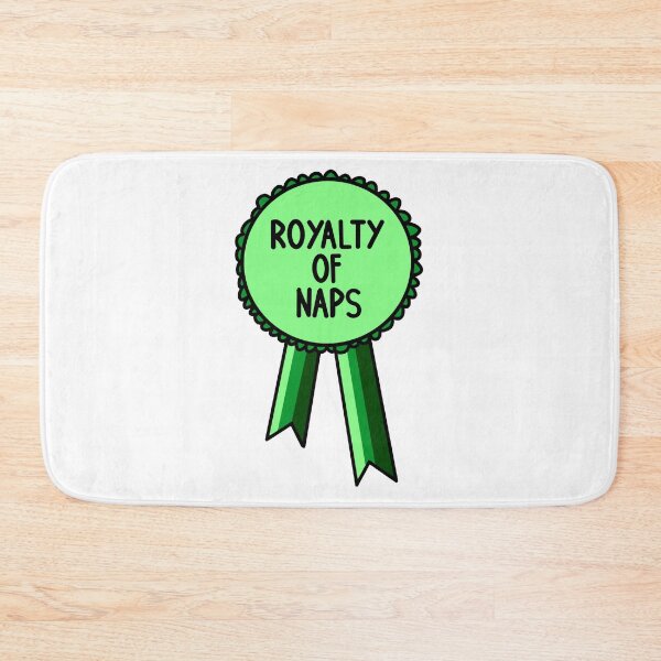 Item preview, Royal Lover Of Naps Ribbon Green designed and sold by CJ Vanderbeek.