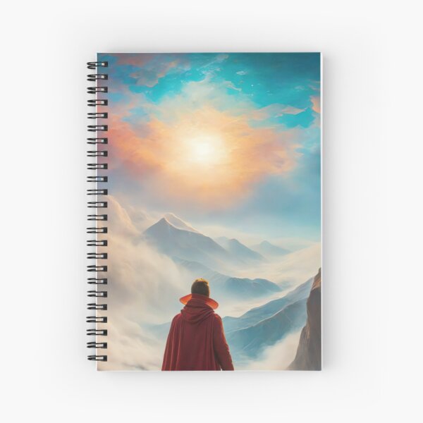 Fauvist Fantasy: A Journey Through Sun-Drenched Realms Spiral Notebook