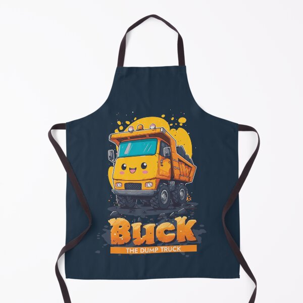 Item preview, Buck The Friendly Dump Truck - Kids' Whimsical Vehicle Art designed and sold by Sir Meow Meow.