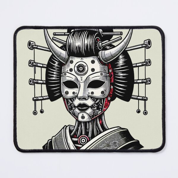 Item preview, "Cold Cyberpunk Mech Geisha" designed and sold by zzz888.