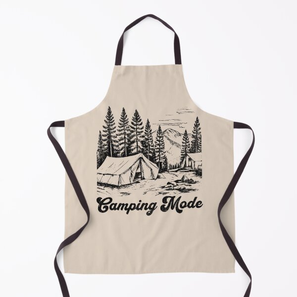 Item preview, Camping Mode Forest Trip Black and White - Campsite designed and sold by greenwhite25.
