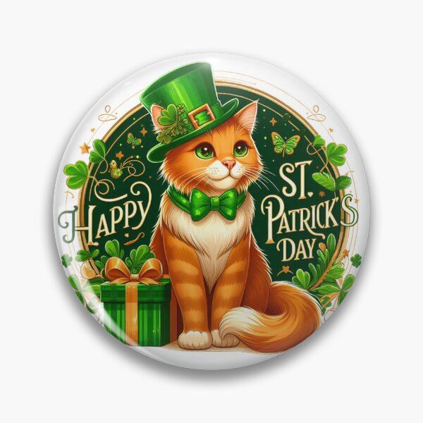 Item preview, Happy St. Patrick's Day - Cat of Luck designed and sold by Tomasz C.