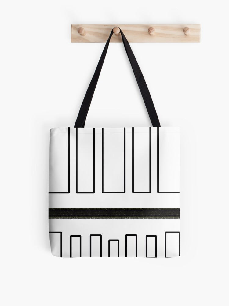 Thumbnail 1 of 2, Tote Bag, Urban Minimalist White designed and sold by CarlaBaremb.