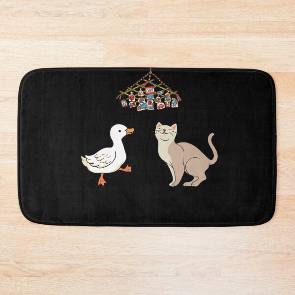 Item preview, Cute cat and a duck designed and sold by trends day⭐⭐⭐⭐⭐.
