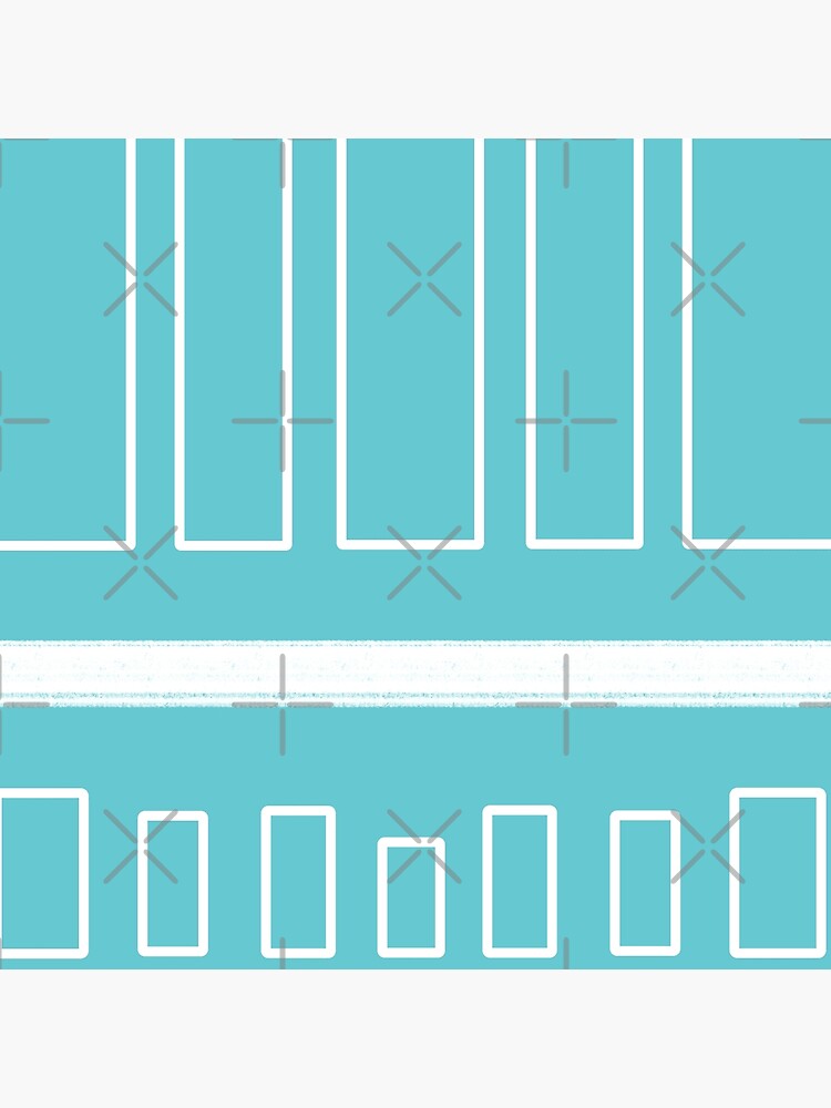 Thumbnail 2 of 2, Tote Bag, Urban Minimalist Teal & White designed and sold by CarlaBaremb.