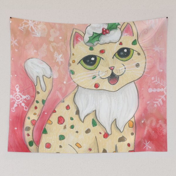 Item preview, Fruitcake Cat designed and sold by chromaddict.