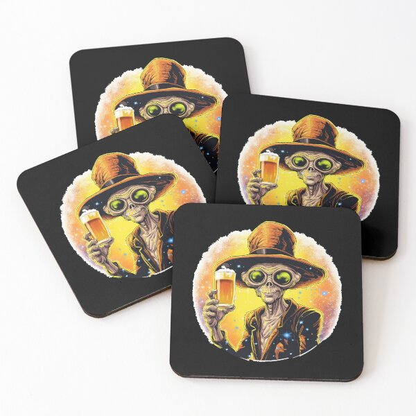 Item preview, Funny alien with hat, alien selfie, party designed and sold by Andrea-Design.