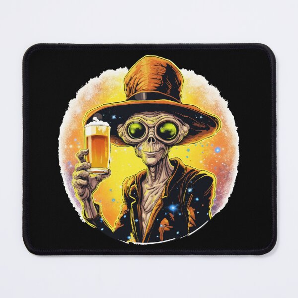 Item preview, Funny alien with hat, alien selfie, party designed and sold by Andrea-Design.