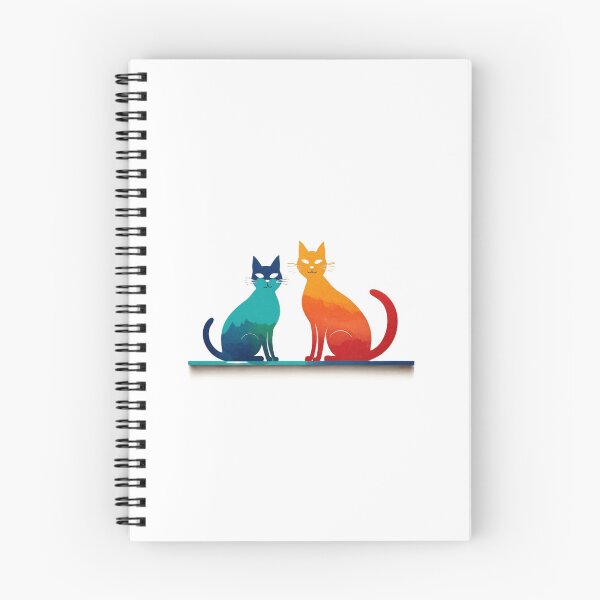 Aperçu de l'œuvre deux chats qui regardent créée et vendue par Pipe7.