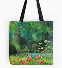 Studio Ghibli Anime Landscape Tote Bag