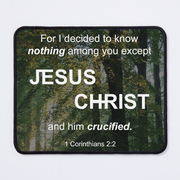 Item preview, 1 Corinthians 2:2 in English designed and sold by NBiblePosters.