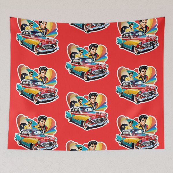 Item preview, Man With A Vintage Classic American Car designed and sold by TheArtOfPat.
