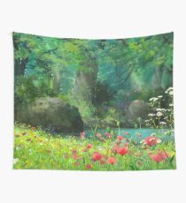 Studio Ghibli Anime Landscape Wall Tapestry