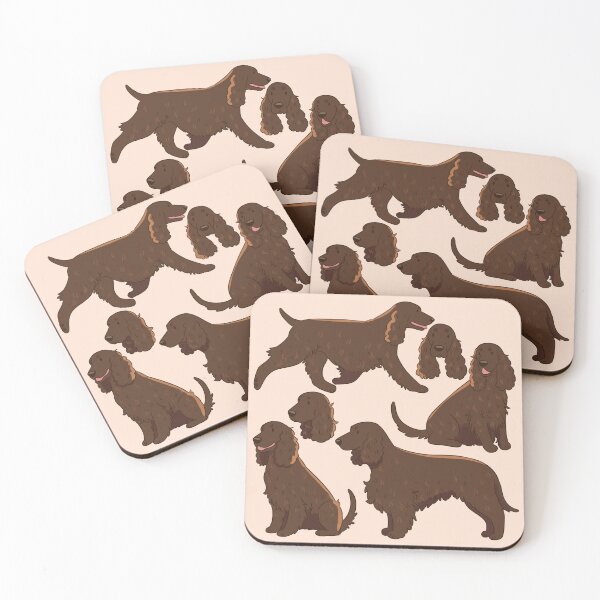 Item preview, Field spaniel dog pattern  designed and sold by Yaragold.