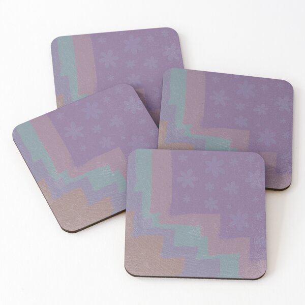 Item preview, Mystic Twilight Joy: Matte Textured Abstract Digital Art with Fashioned Purple Palette and Floral Blooms designed and sold by NOVOImpression.