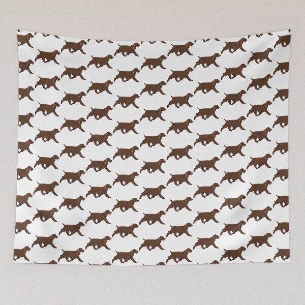 Item preview, Cute field spaniel dog art designed and sold by Yaragold.
