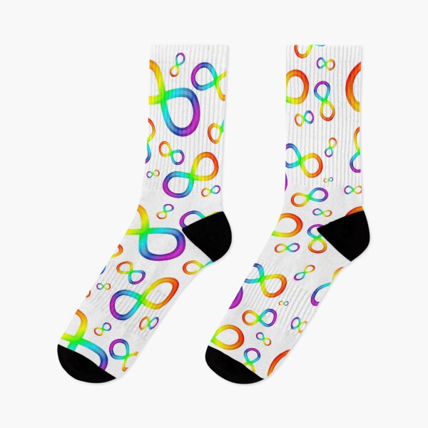 Item preview, Autism Infinity Symbol Rainbow designed and sold by AnnSign.