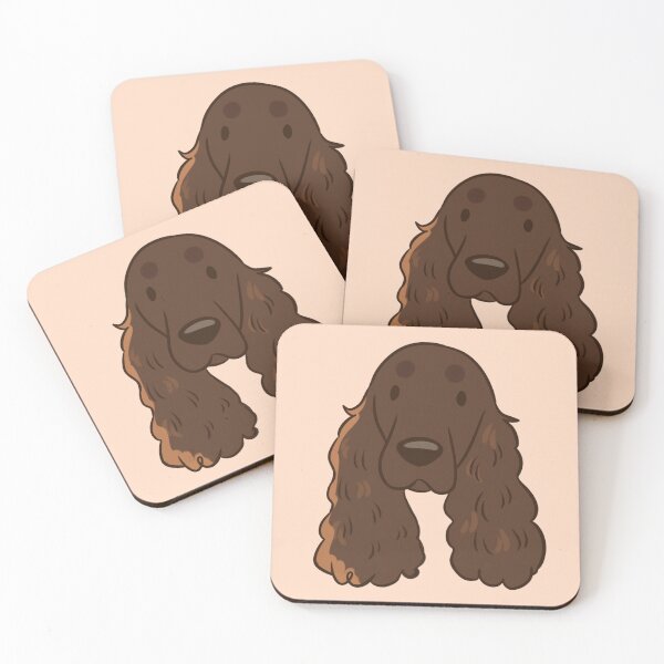 Item preview, Cute field spaniel dog art designed and sold by Yaragold.
