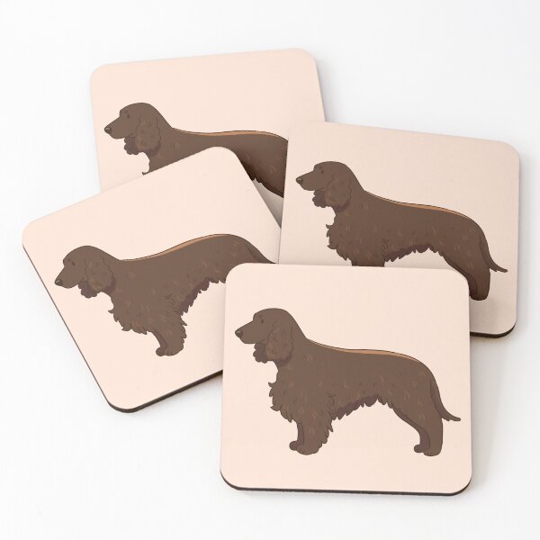 Item preview, Cute field spaniel dog art designed and sold by Yaragold.