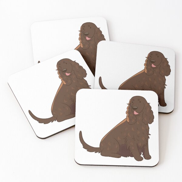 Item preview, Cute field spaniel dog art designed and sold by Yaragold.