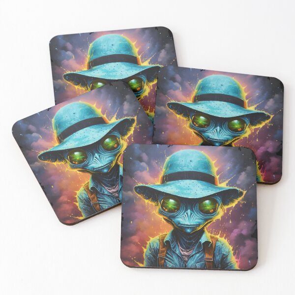 Item preview, Alien Portrait Farmer, Extraterrestrial Creature, Gift Farmer designed and sold by Andrea-Design.