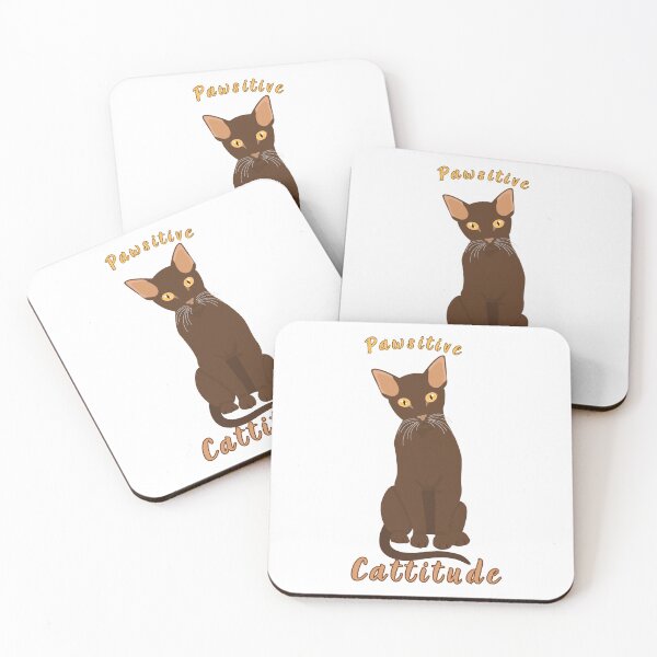 Item preview, Pawsitive cattitude designed and sold by MilkyForest.