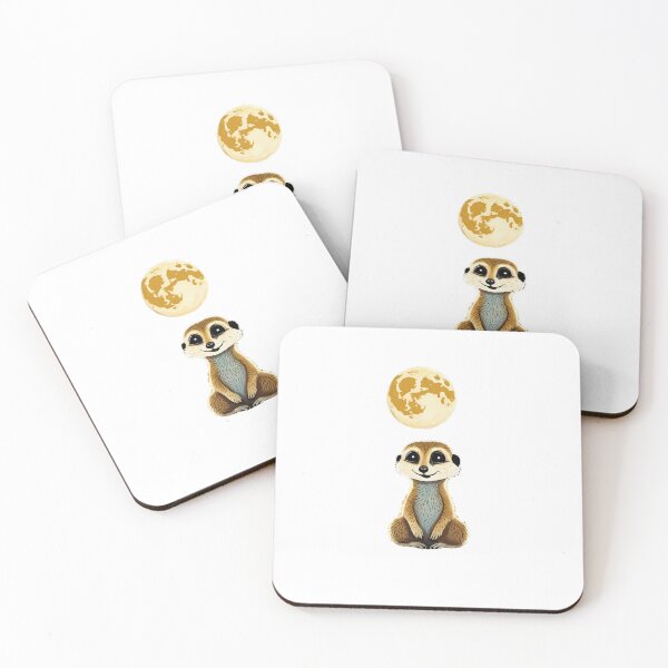 Item preview, Meerkat Moonlit Meditation designed and sold by omerfdln34.
