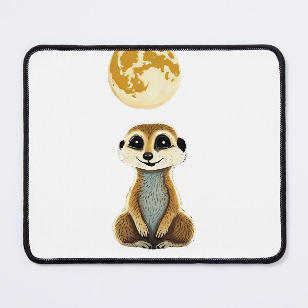 Item preview, Meerkat Moonlit Meditation designed and sold by omerfdln34.
