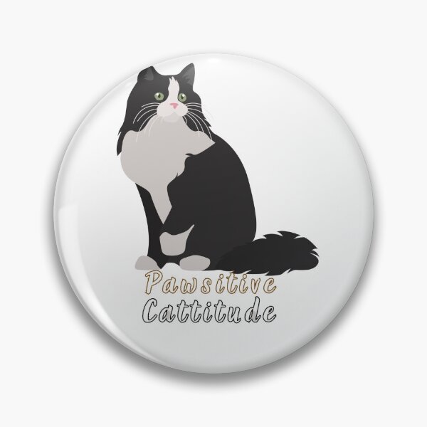 Item preview, Pawsitive cattitude designed and sold by MilkyForest.