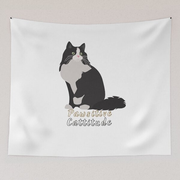 Item preview, Pawsitive cattitude designed and sold by MilkyForest.