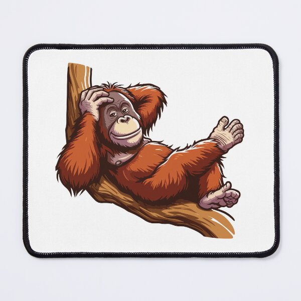 Item preview, Treebound Majesty: The Relaxed Orangutan designed and sold by Colorful Dreams.