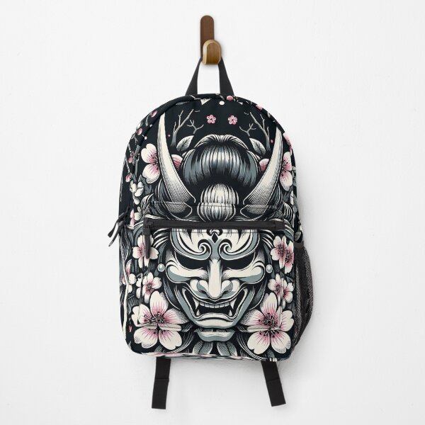 Item preview, Ephemeral Embrace: Hannya Mask and Sakura Blossoms designed and sold by zzz888.